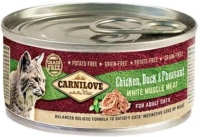 Корм для кішок Carnilove Adult Chicken/Duck/Pheasant Canned 
