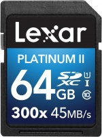 Фото - Карта пам'яті Lexar Platinum II 300x SD 64 ГБ