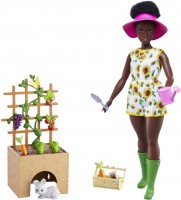 Zdjęcia - Lalka Barbie Doll and Gardening Playset HCD45 