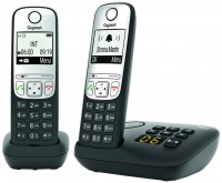Telefon stacjonarny bezprzewodowy Gigaset A690A Duo 