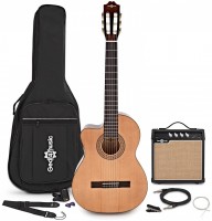 Zdjęcia - Gitara Gear4music Deluxe Left Handed Electro Classical Guitar Amp Pack 
