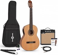 Gitara Gear4music Deluxe Classical Electro Acoustic Guitar Amp Pack 
