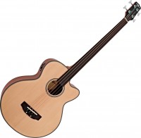 Gitara Gear4music Electro Acoustic Fretless Bass Guitar 