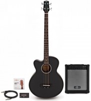 Gitara Gear4music Electro Acoustic Left Handed Bass Guitar 35W Amp Pack 