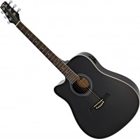 Zdjęcia - Gitara Gear4music Dreadnought Left-Handed Cutaway Acoustic Guitar 