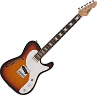 Gitara Gear4music Knoxville Semi-Hollow Electric Guitar 