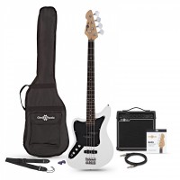 Gitara Gear4music Seattle Left Handed Bass Guitar 15W Amp Pack 