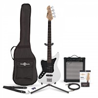 Gitara Gear4music Seattle Left Handed Bass Guitar 35W Amp Pack 