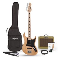 Gitara Gear4music LA II Bass Guitar SubZero V15B Amp Pack 