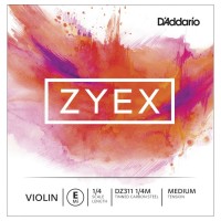 Струни DAddario ZYEX Single Violin E String 1/4 Medium 