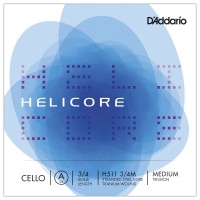 Струни DAddario Helicore Single A Cello 3/4 Medium 