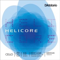 Struny DAddario Helicore Single D Cello 4/4 Medium 