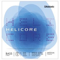 Струни DAddario Helicore Single D Hybrid Double Bass 3/4 Medium 