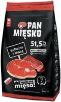 Karm dla psów PAN MIESKO Adult Medium Dog Beef with Goat 3 kg