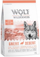 Karm dla psów Wolf of Wilderness Great Desert 1 kg