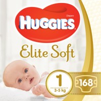 Zdjęcia - Pielucha Huggies Elite Soft 1 / 168 pcs 