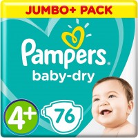 Фото - Підгузки Pampers Active Baby-Dry 4 Plus / 76 pcs 
