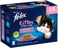 Фото - Корм для кішок Felix Kitten Mixed Selection In Jelly 12 pcs 