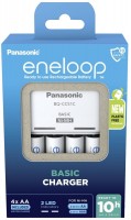 Зарядка для акумуляторної батарейки Panasonic Eneloop Basic BQ-CC51 + Eneloop 4xAA 2000 mAh 