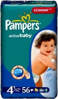 Фото - Підгузки Pampers Active Baby 4 Plus / 56 pcs 
