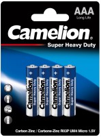 Zdjęcia - Bateria / akumulator Camelion Super Heavy Duty  4xAAA Blue