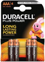 Акумулятор / батарейка Duracell 4xAAA Plus Power 