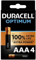 Акумулятор / батарейка Duracell Optimum  4xAAA