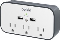 Фото - Мережевий фільтр / подовжувач Belkin BSV300ttCW 