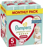 Фото - Підгузки Pampers Premium Care Pants 5 / 102 pcs 
