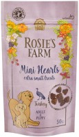 Karm dla psów Rosies Farm Mini Hearts Extra Small Treats Turkey 1 szt.
