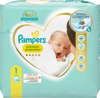 Фото - Підгузки Pampers Premium Protection 1 / 24 pcs 