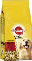 Karm dla psów Pedigree Adult Vital 5 Types of Meat 15 kg 