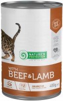 Zdjęcia - Karma dla kotów Natures Protection Adult Canned Beef/Lamb  400 g