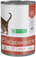 Фото - Корм для кішок Natures Protection Adult Canned Chicken/Duck 