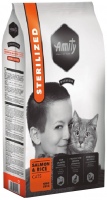 Zdjęcia - Karma dla kotów Amity Premium Sterilized Salmon/Rice  1.5 kg