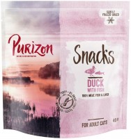 Karma dla kotów Purizon Adult Snacks Duck with Fish 40 g 