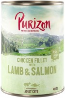 Фото - Корм для кішок Purizon Adult Canned Chicken Fillet with Lamb/Salmon  400 g 6 pcs