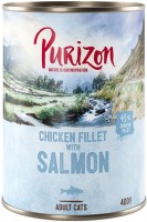 Корм для кішок Purizon Adult Canned Chicken Fillet with Salmon 400 g 6 pcs 
