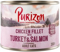 Фото - Корм для кішок Purizon Adult Canned Chicken Fillet with Turkey/Salmon 200 g  24 pcs