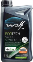 Zdjęcia - Olej silnikowy WOLF Ecotech 5W-30 SP/RC D1-3 1 l