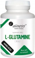 Zdjęcia - Aminokwasy Aliness L-Glutamine 500 mg 100 cap 