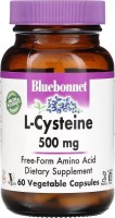 Фото - Амінокислоти Bluebonnet Nutrition L-Cysteine 500 mg 60 cap 