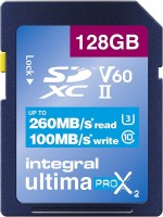 Карта пам'яті Integral UltimaPro X2 SDXC UHS-II U3 V60 128 ГБ