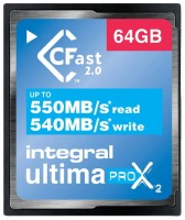 Карта пам'яті Integral UltimaPro X2 CFast 2.0 64 ГБ