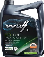 Zdjęcia - Olej silnikowy WOLF Ecotech 0W-20 SP/RC D1-3 5 l