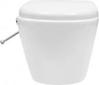 Miska i kompakt WC VidaXL Wall Hung Rimless Toilet with Bidet Function 145781 