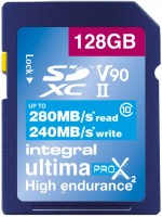 Karta pamięci Integral UltimaPro X2 SD Class 10 UHS-II V90 128 GB