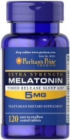 Фото - Амінокислоти Puritans Pride Melatonin 5 mg 120 tab 