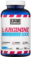 Фото - Амінокислоти UNS L-Arginine 1000 mg 90 cap 