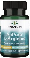 Амінокислоти Swanson AjiPure L-Arginine 500 mg 60 cap 